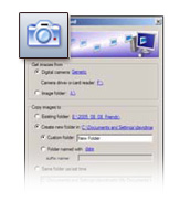Digital Camera Image Import Wizard